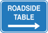 Roadside Table Clip Art